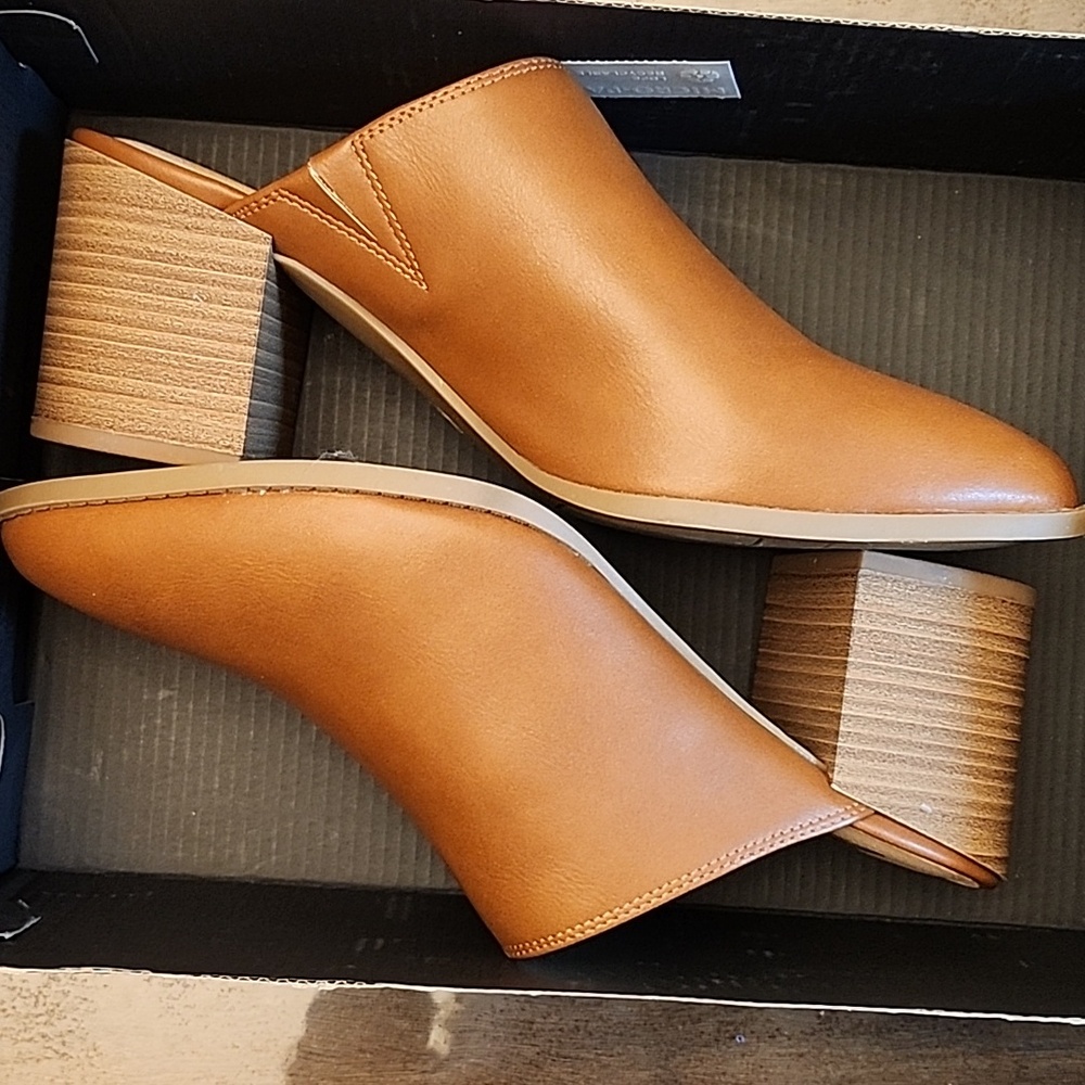 New Tan Mules